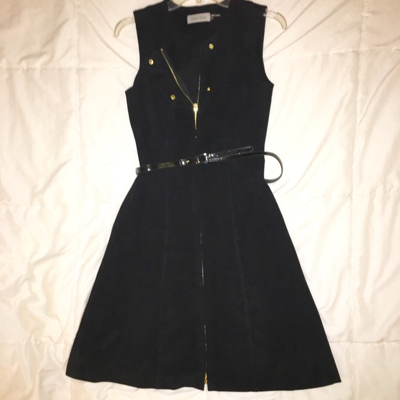 Calvin Klein suede dress - Picture 4 of 8